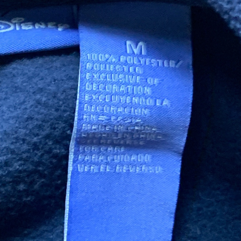 Disney Women’s Navy Blue Winnie the Pooh Fleece Crew Neck Size Medium - Picture 2 of 6
